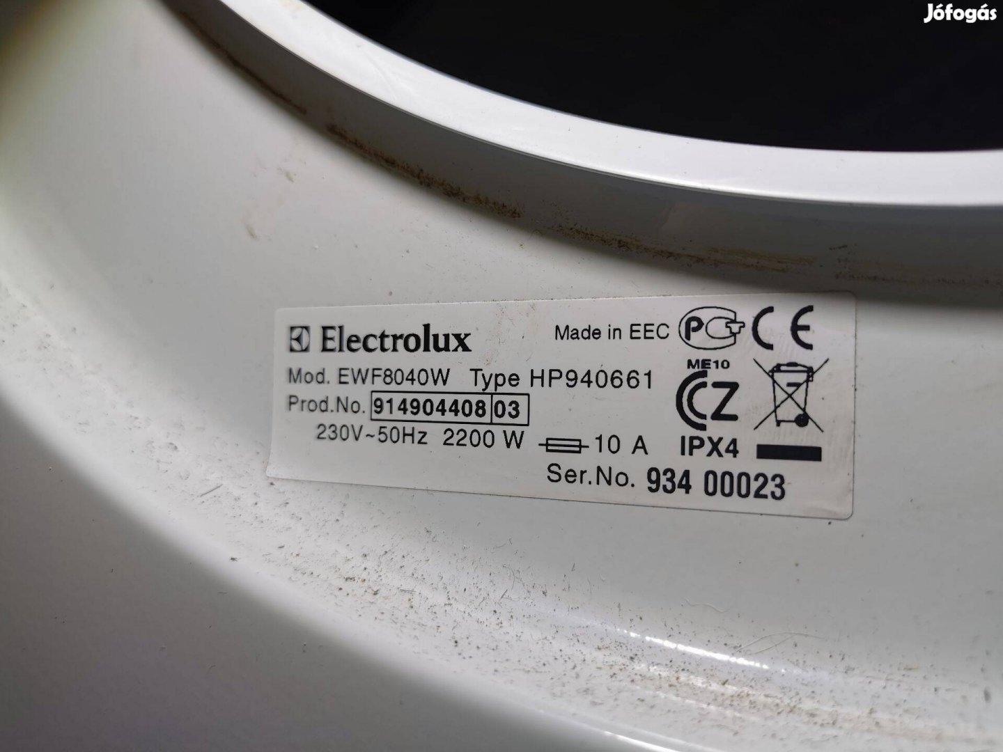 Electrolux EWF8040W mosógép bontott alkatrészek eladók