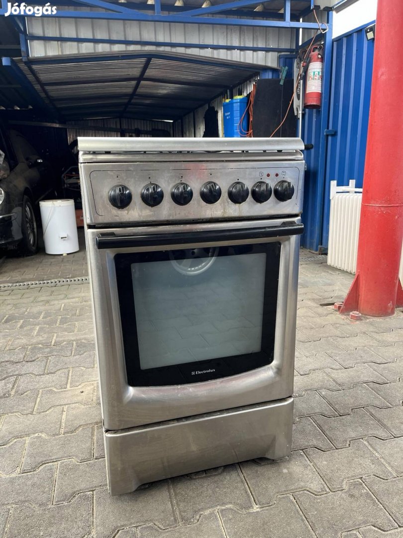 Electrolux kombinát gáztűzhely Ekc5603X