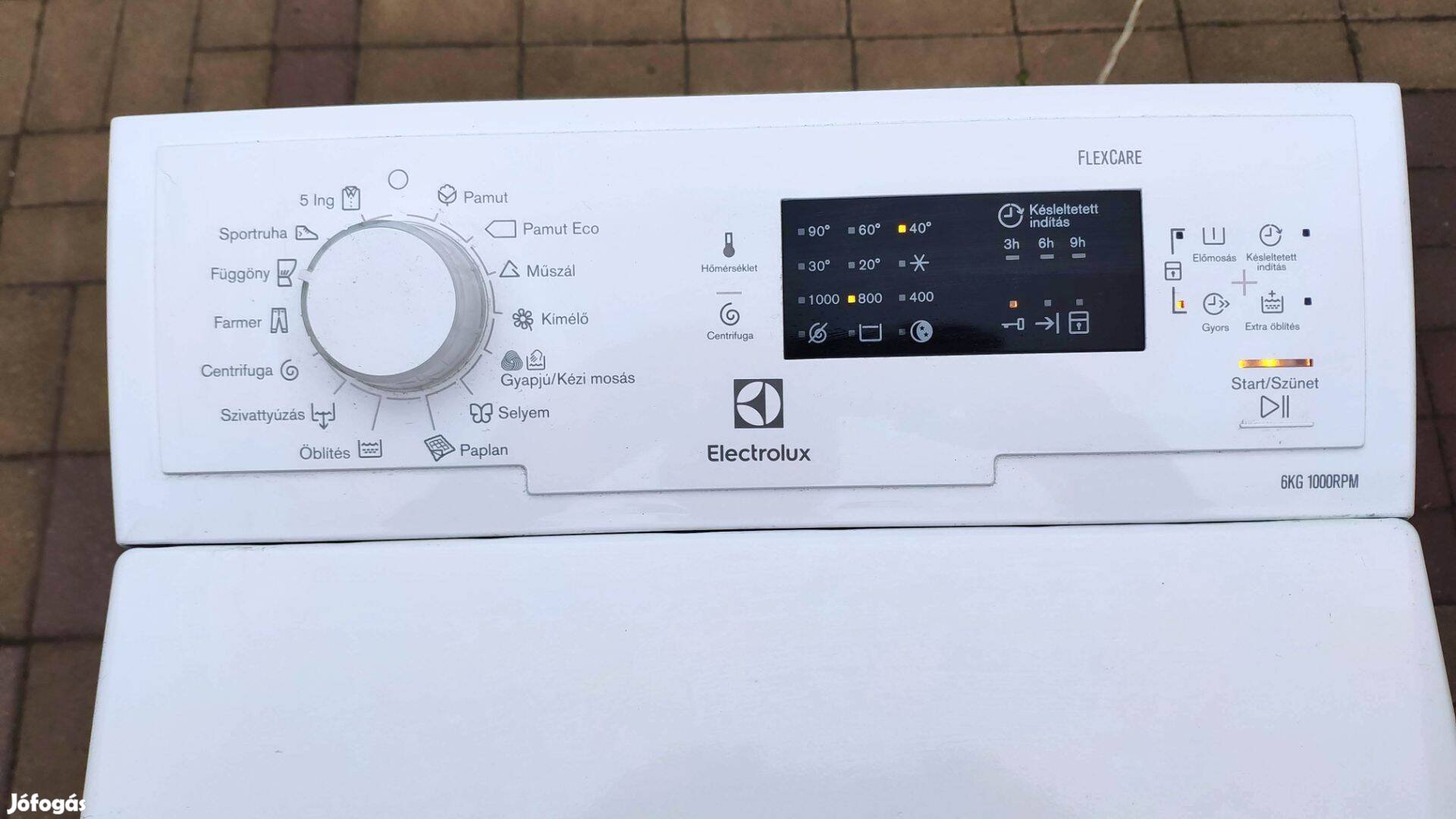 Electrolux újszerű hibátlan 6kg magyar nyelvű