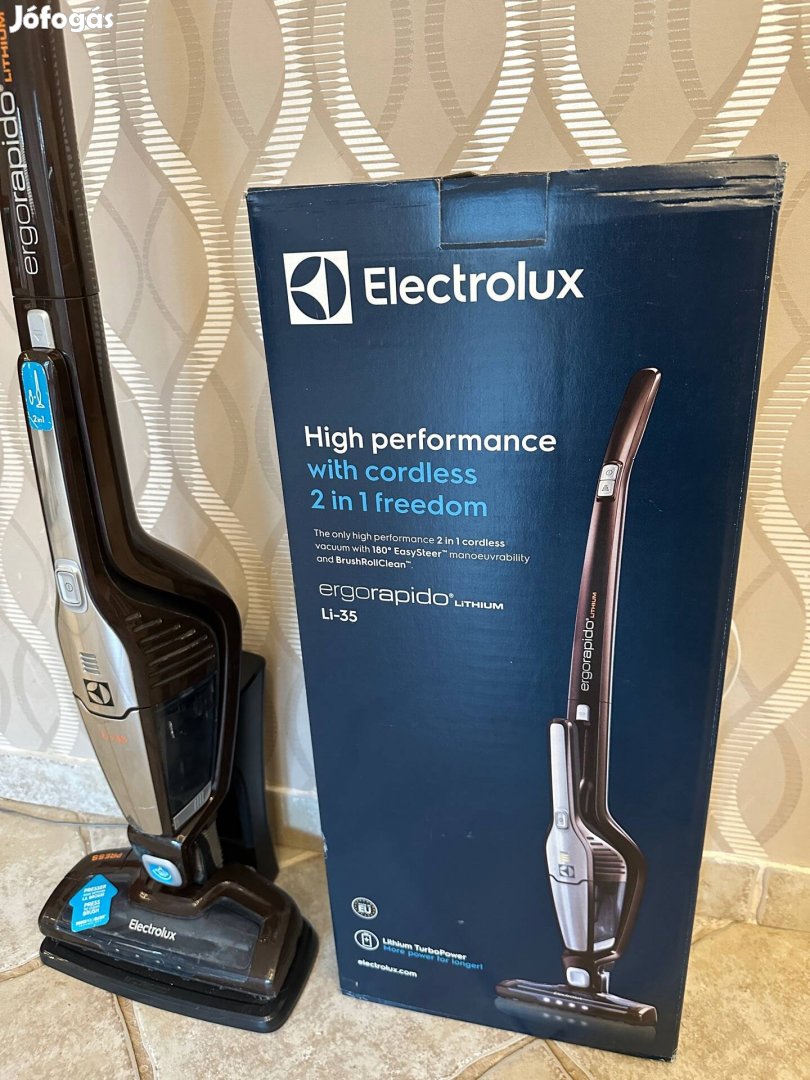 Electrolux vezeték nélküli akkus kézi porszívó