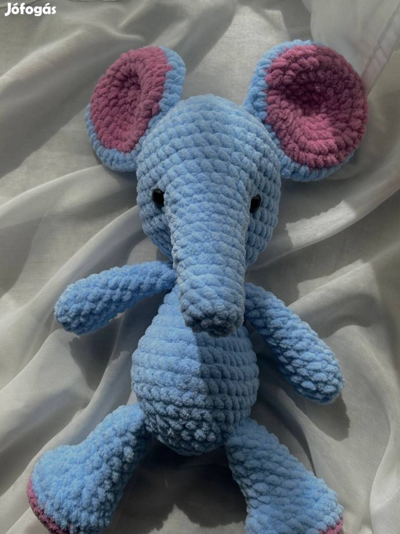 Elefánt kötött plüss - Amigurumi