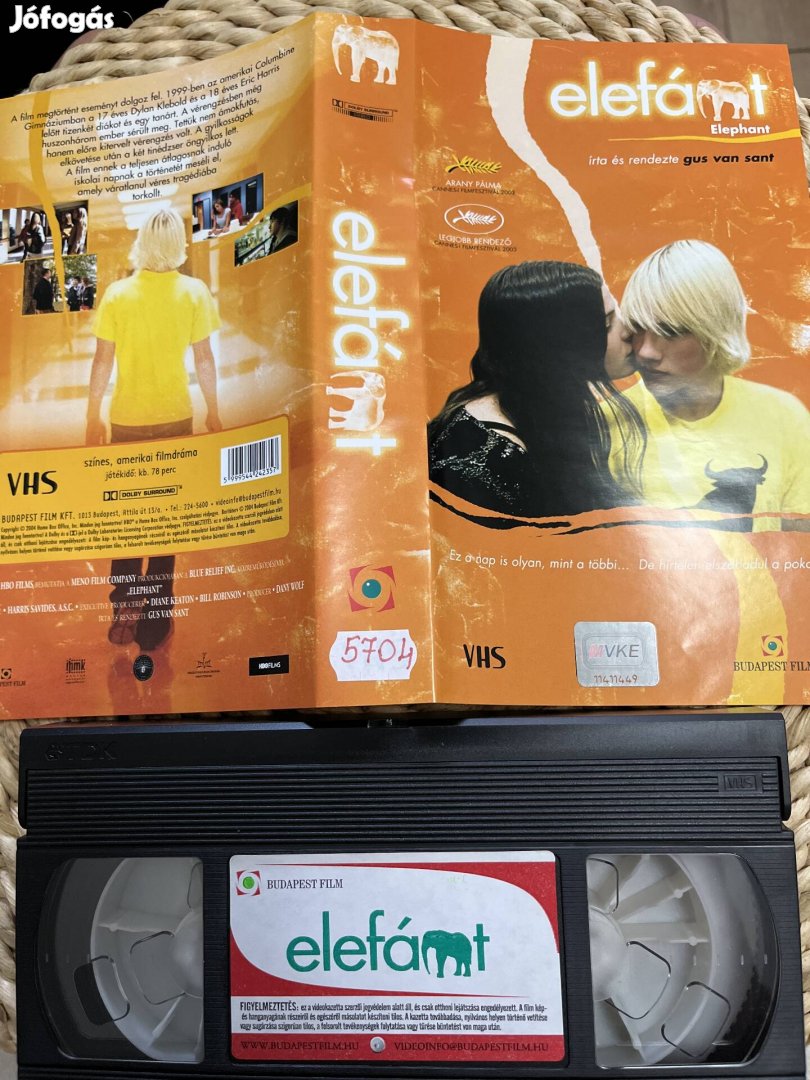 Elefánt vhs.   