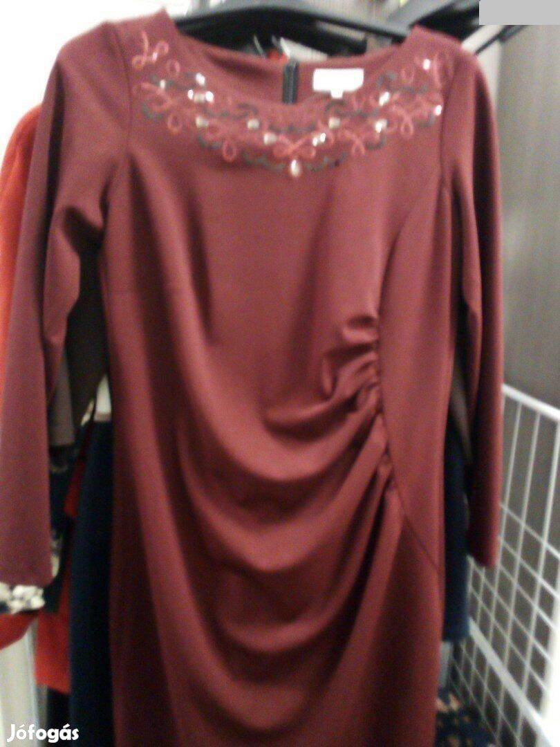 Elegáns Alkalmi Bordó Livel Body Női Ruha