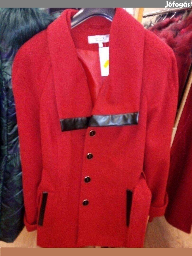 Elegáns Piros női Kabát nem csak Alkalmi