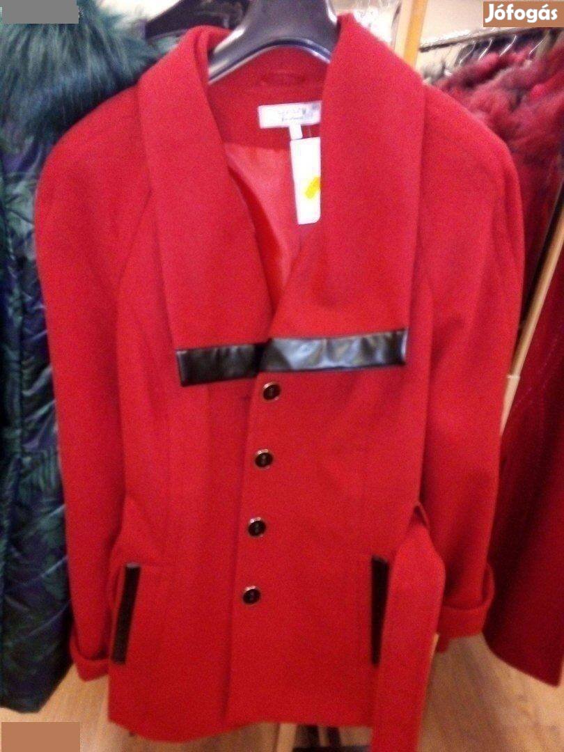 Elegáns Piros női Kabát nem csak Alkalmi