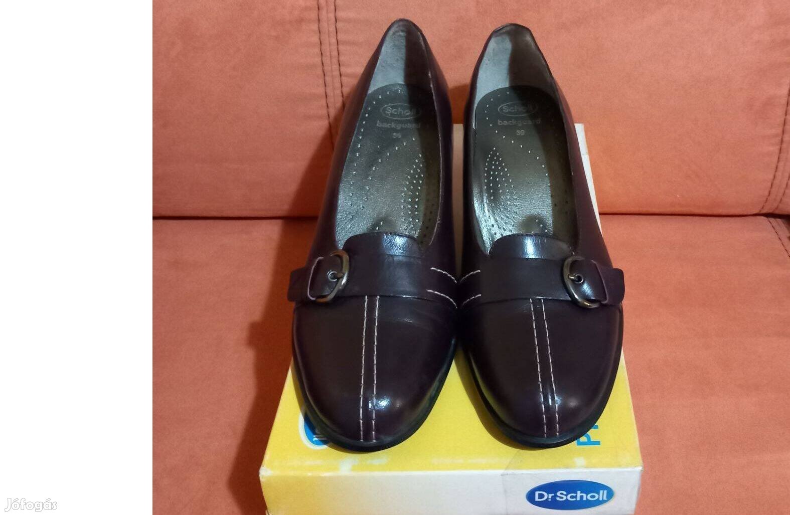 Elegáns Scholl női félcipő, 39-es, sötét színű