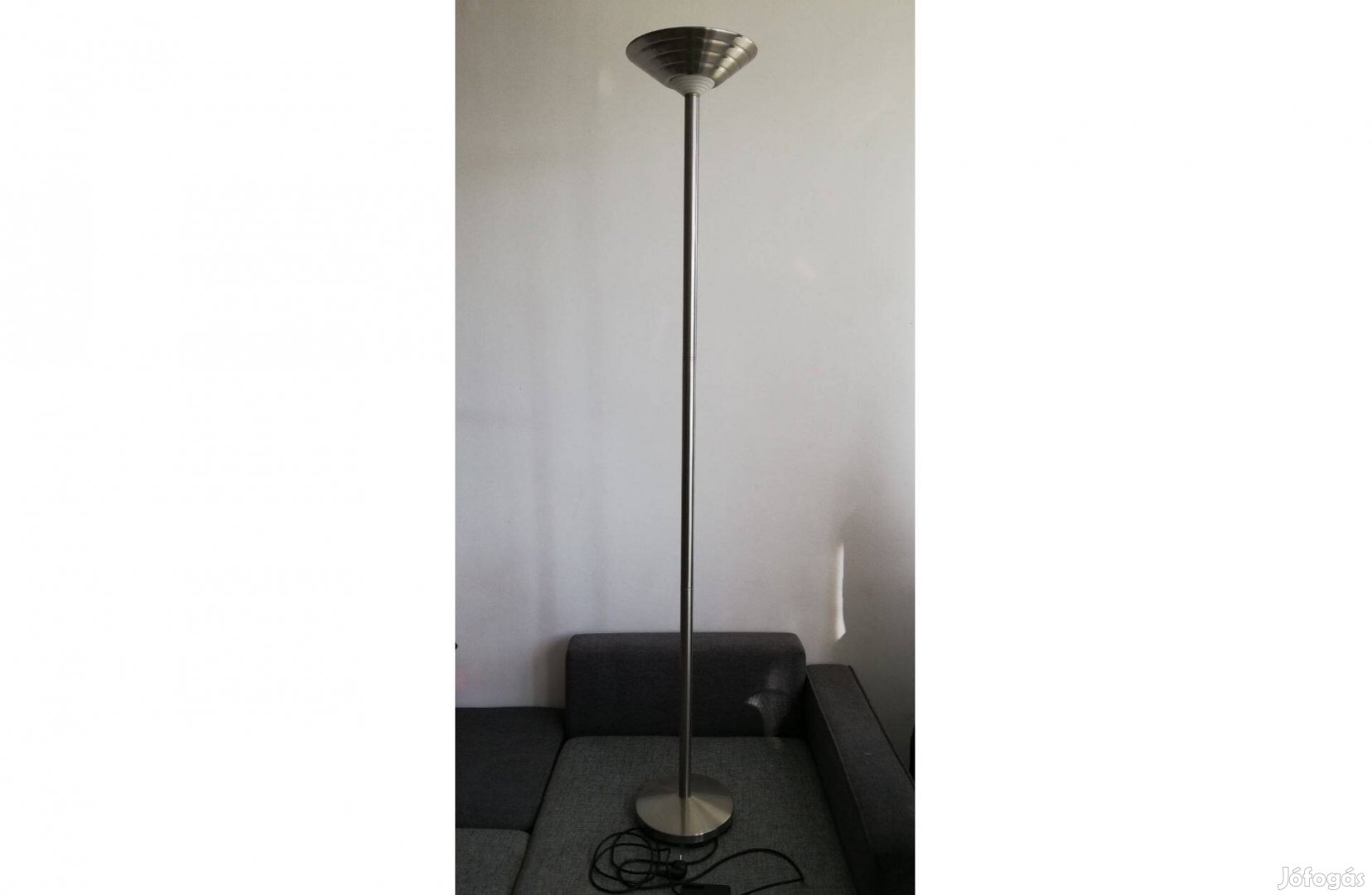 Elegáns, masszív fényerőszabályzós szobai állólámpa eladó (javítandó)