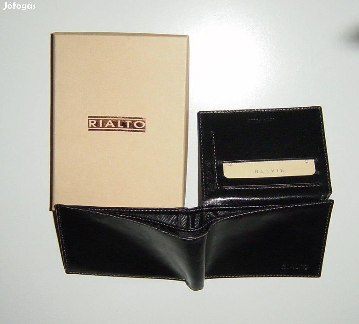 Elegáns ajándék új Rialto bőr pénztárca 5000ft-ért Bp-en