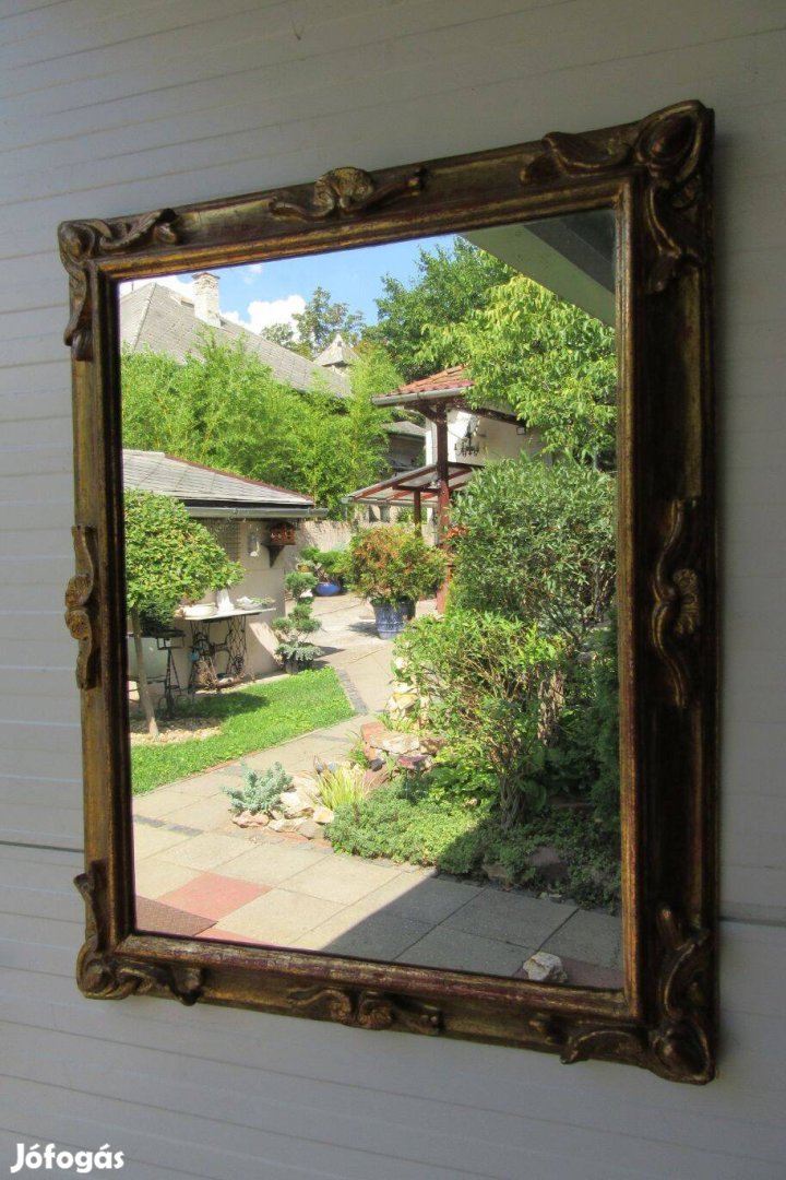 Elegáns arany fali tükör 65×53 cm
