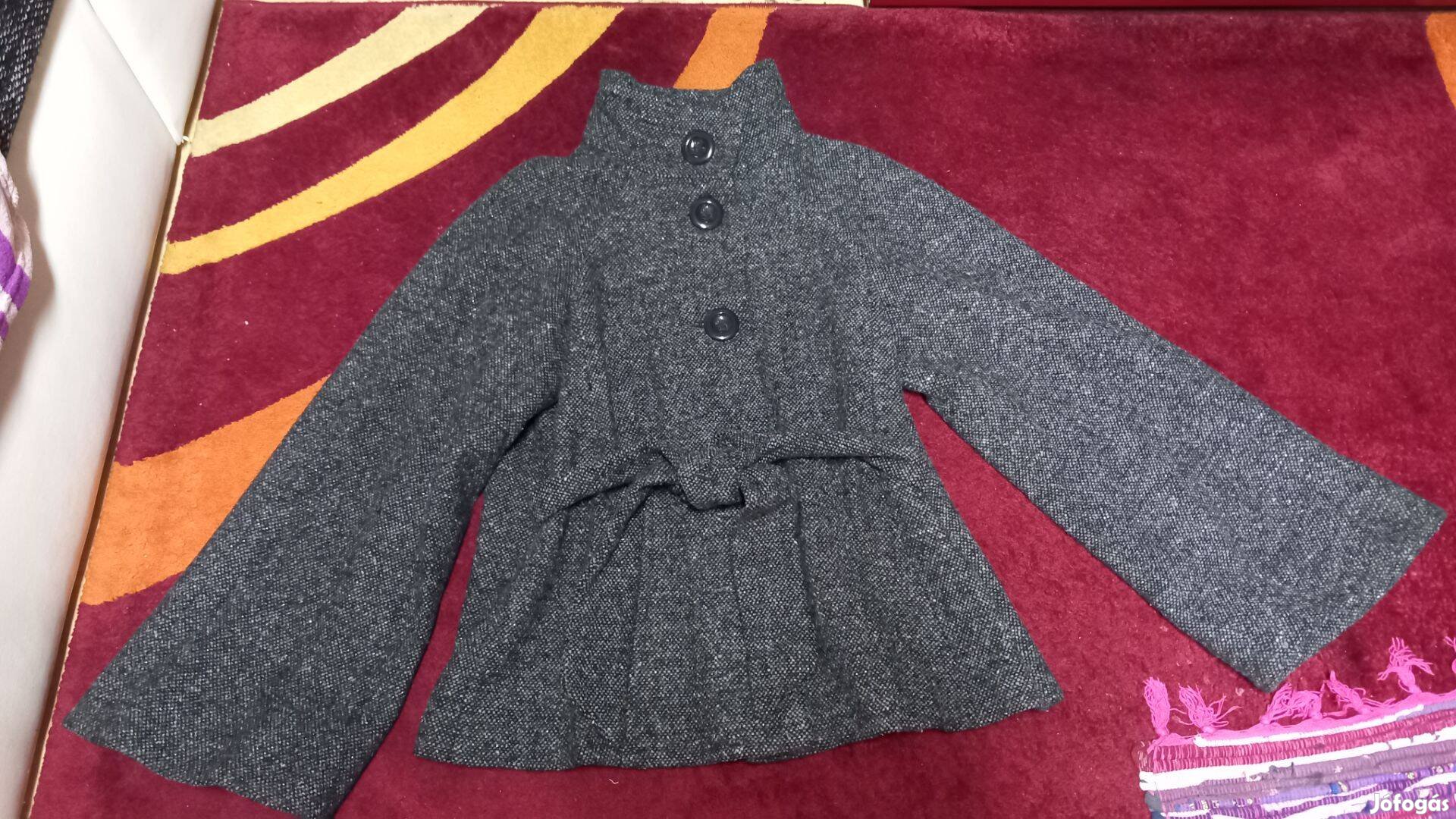 Elegans szurke atmeneti noi kabat, 38 (2x viselt)