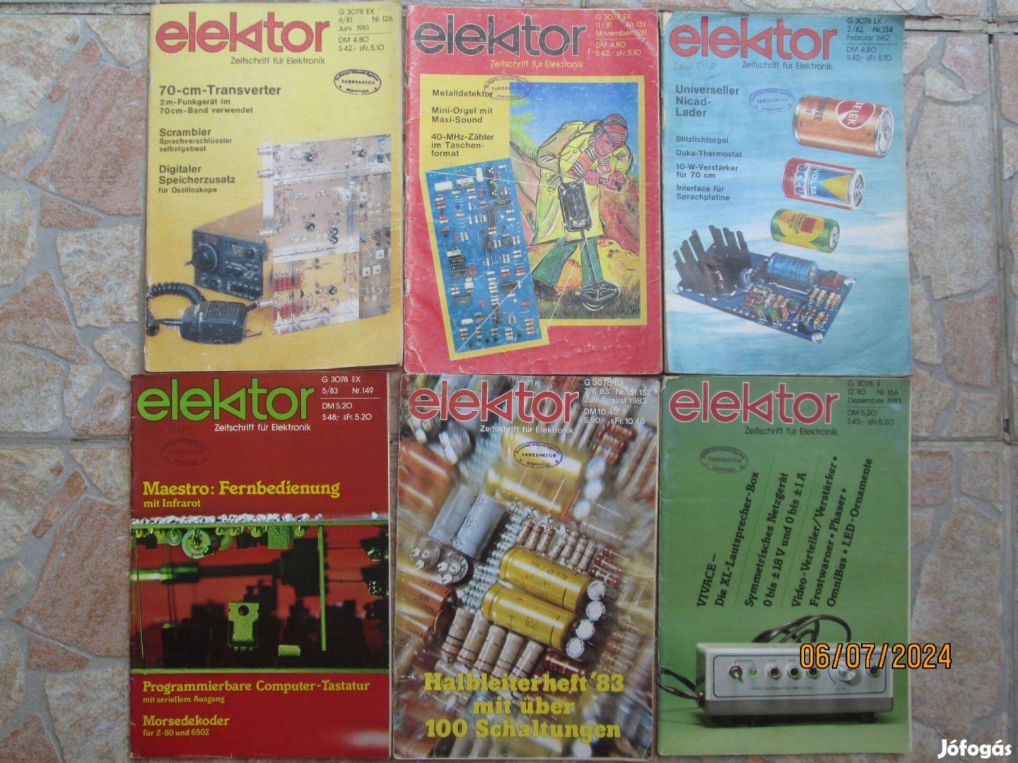 Elektor német elektronikai magazin 14 hónap eladó