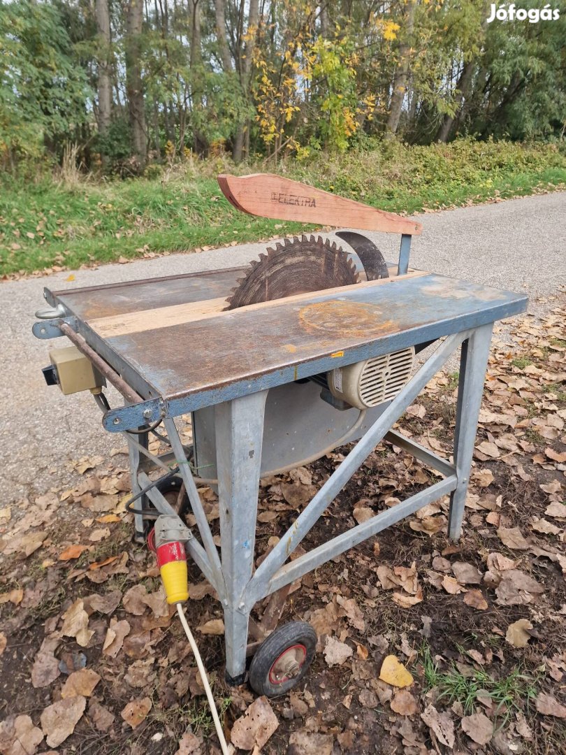 Elektra Beckum tüzifavágó körfűrész 500 lappal 6 Kw-os motorral 