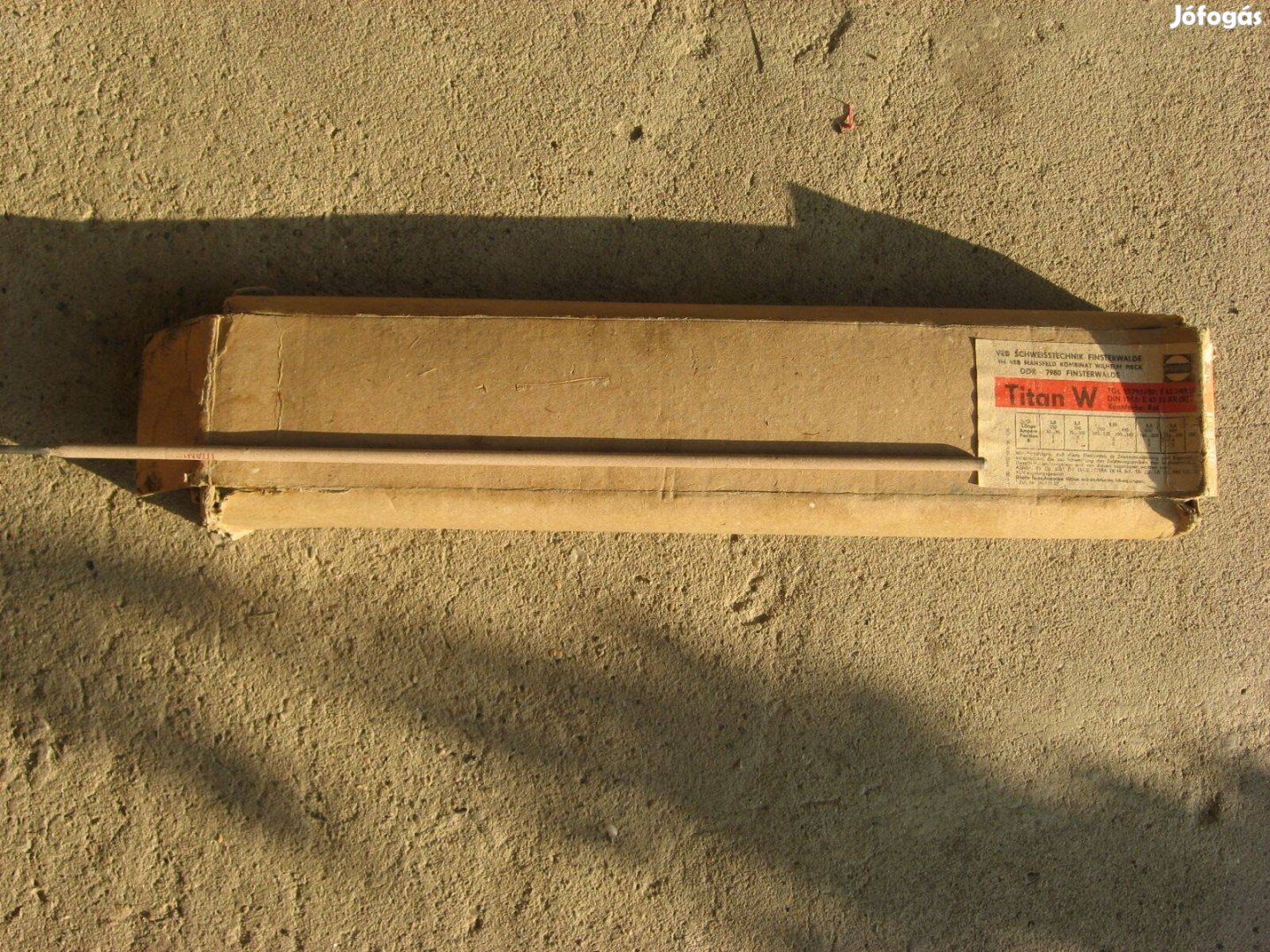 Elektróda 3,2 mm-es,Titán imrides, Német 5 kg-os kiszerelésben