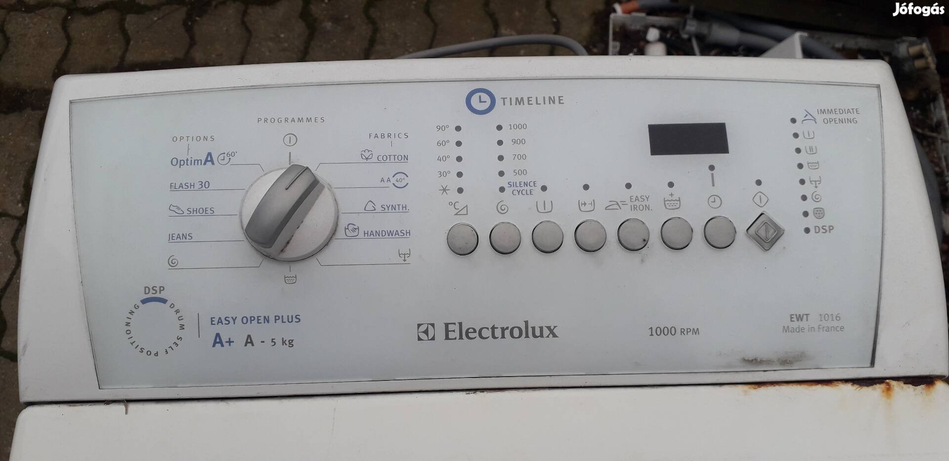 Elektrolux EWT1016 hibás