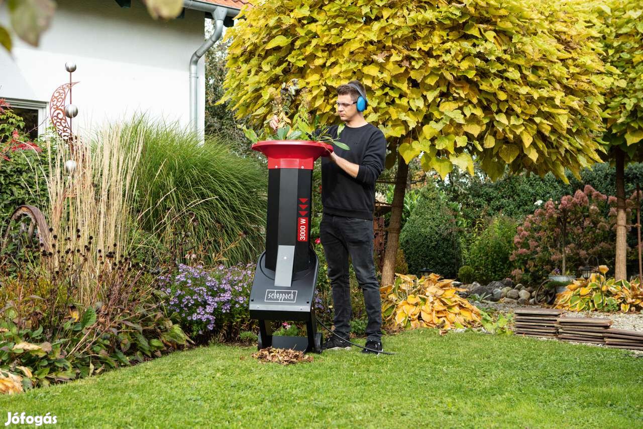 Elektromos Ágaprító Profi!230 V csatlakozás, 3000 W teljesítmény, ág