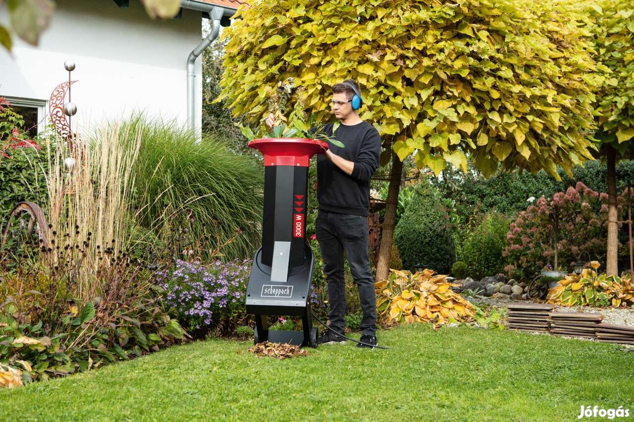 Elektromos Ágaprító Profi!230 V csatlakozás, 3000 W teljesítmény, ág