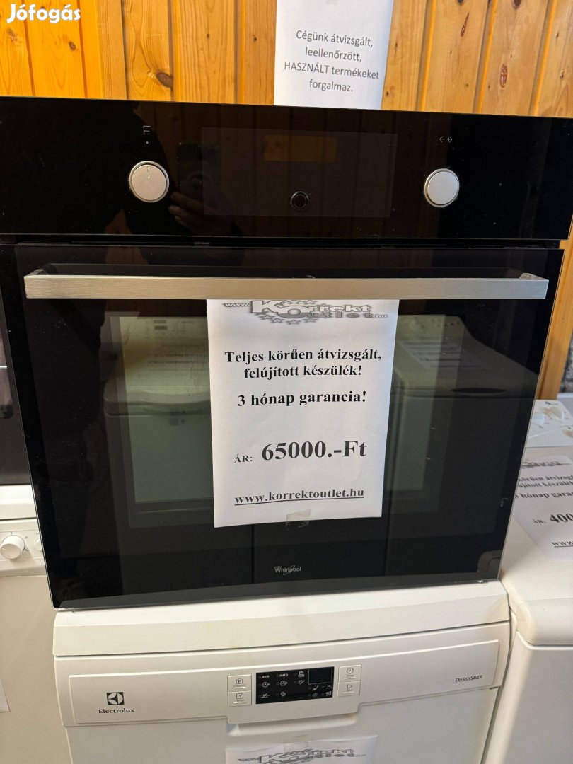 Elektromos Beépíthető Sütő Whirlpool Akz560/NB Használt!