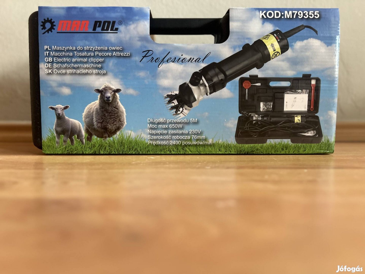 Elektromos Birkanyírógép 650W 