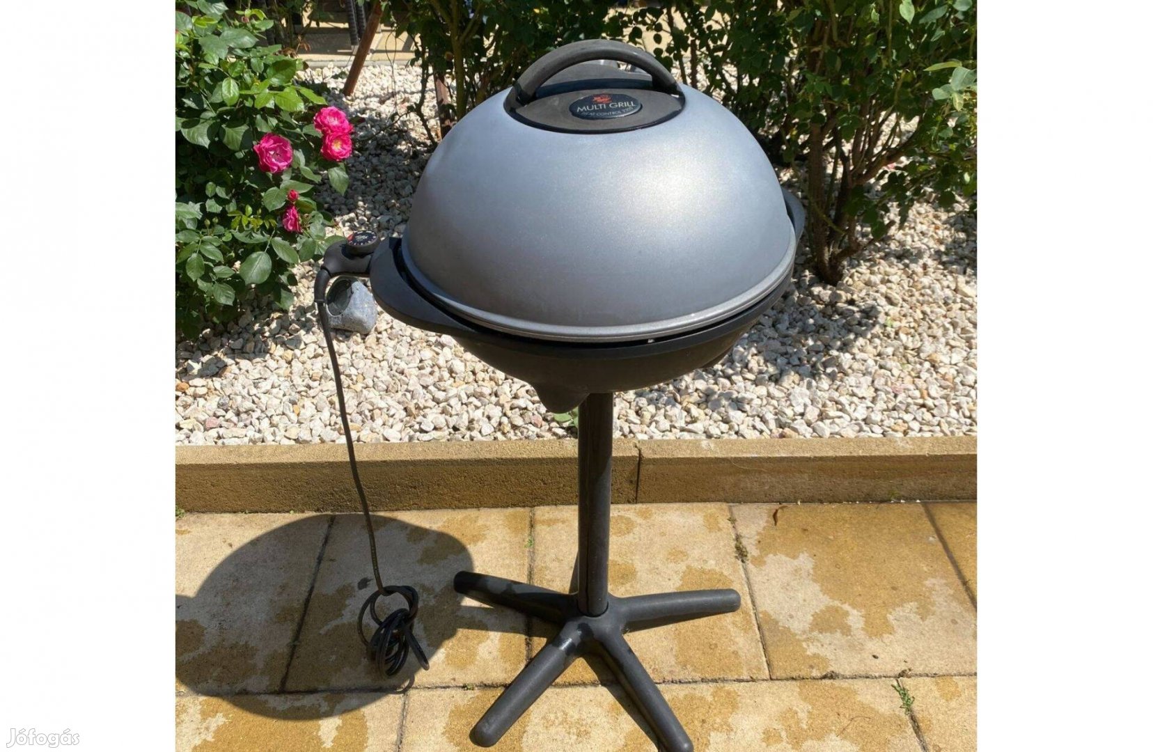 Elektromos Gömbgrill 45 cm Tapadásmentes Szabályozható