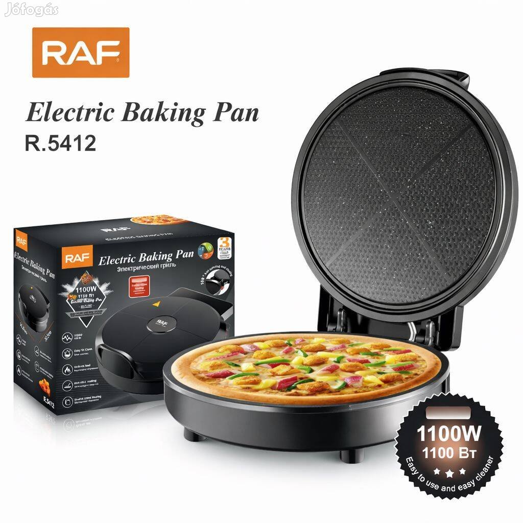 Elektromos Pizzasütő és Asztali Grill 1100W RAF R.5412