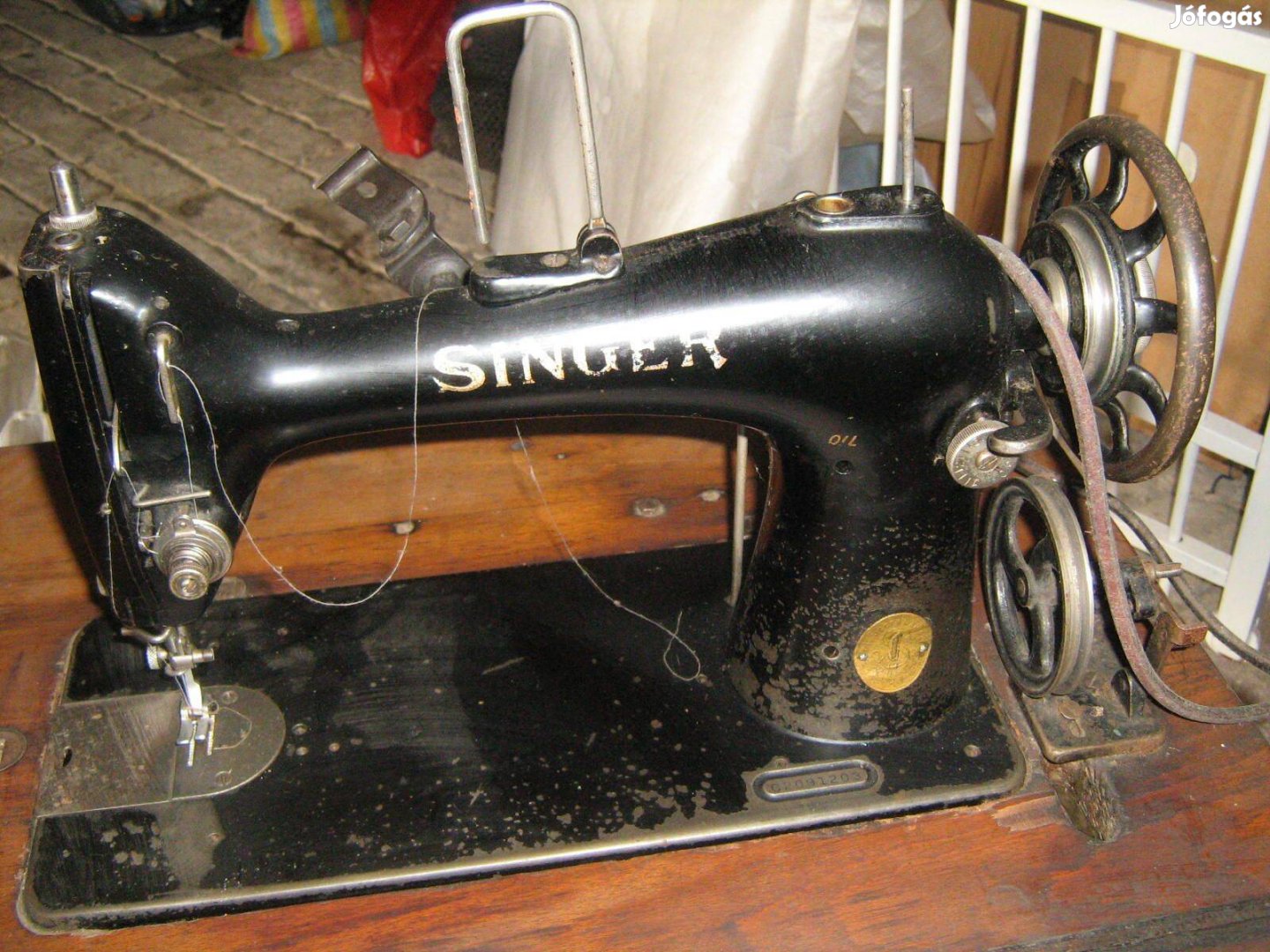 Elektromos Singer varrógép gyártási szám C2091203
