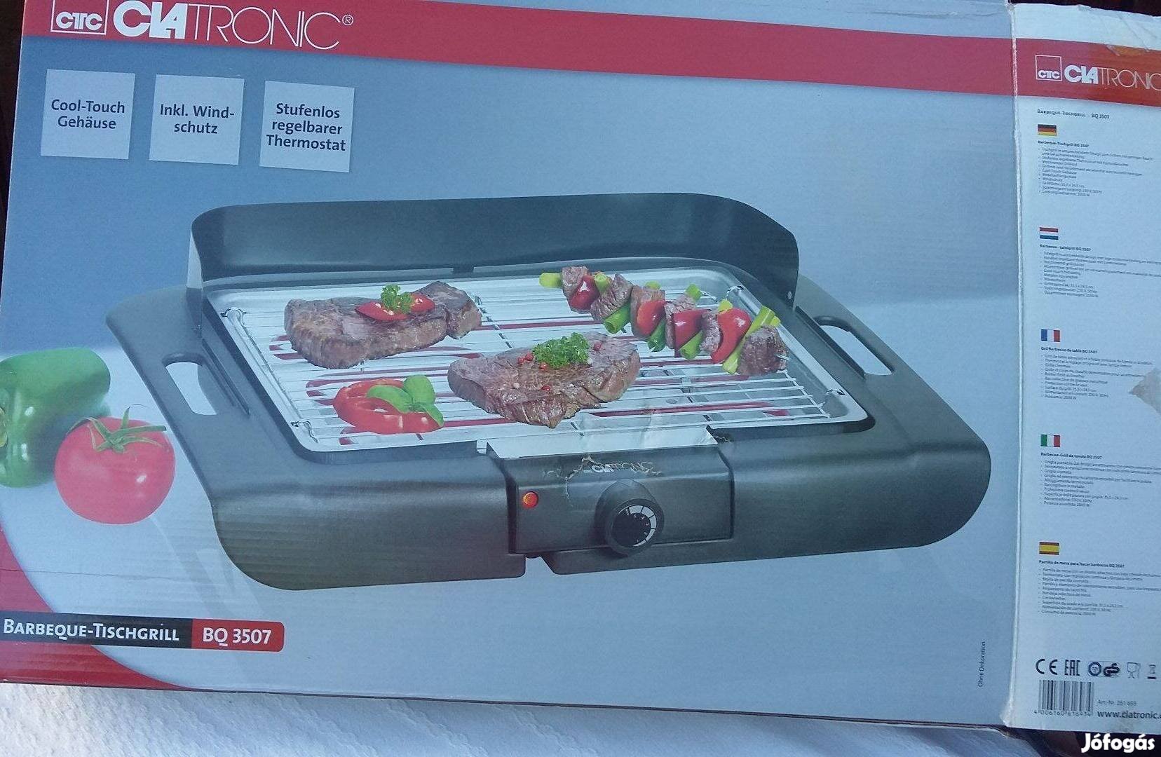 Elektromos asztali grill, grillsütő