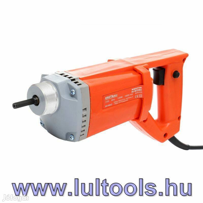 Elektromos betontömörítő (tűvibrátor) 1400W Kraftdele