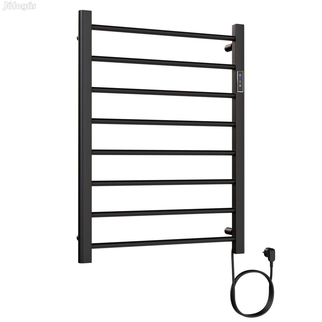 Elektromos design radiátor digitális termosztáttal NERO Italia Pico -