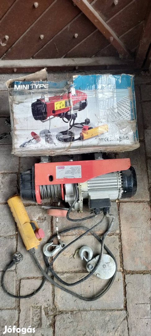 Elektromos emelő,csőrlő