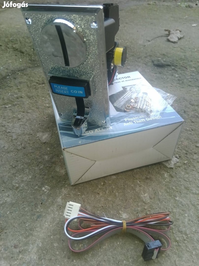Elektromos érmeelfogadó pénzbedobó boxgép játékautomata