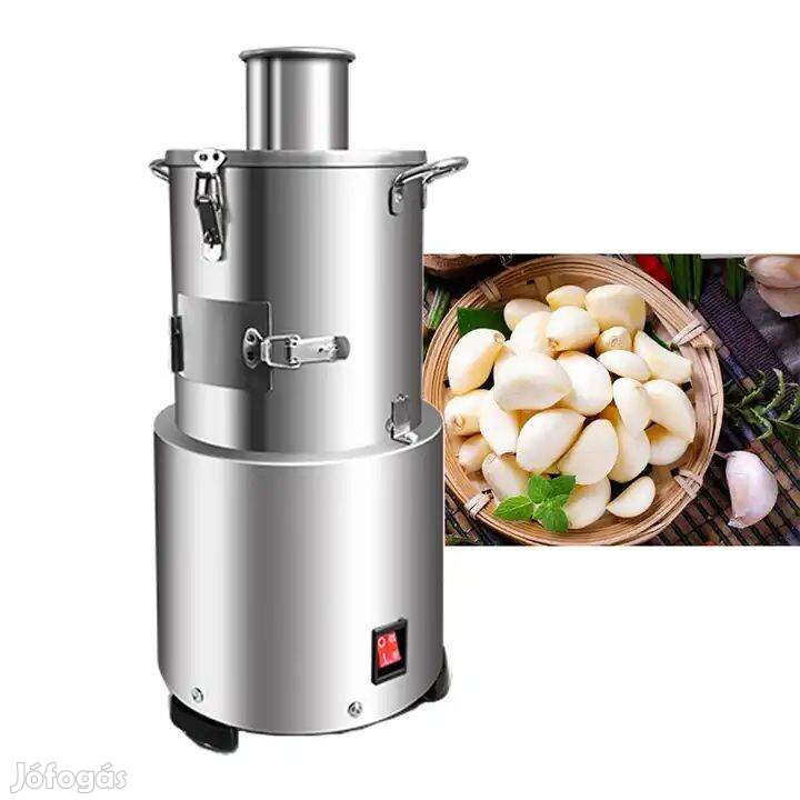 Elektromos fokhagyma hámozó pucoló gép 25kgóra Garancia