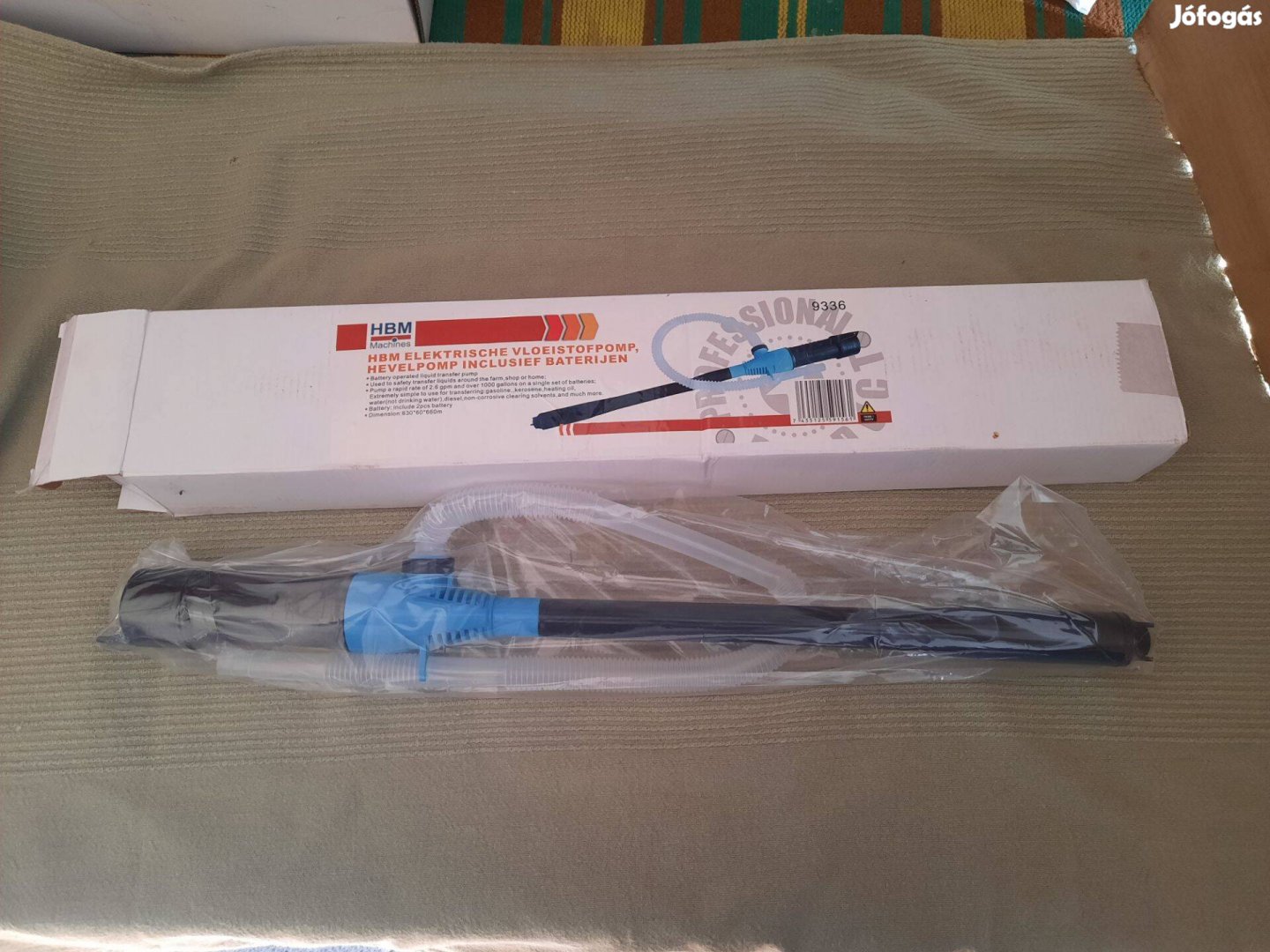 Elektromos folyadékelszívó szivattyú HBM 9336 Új!