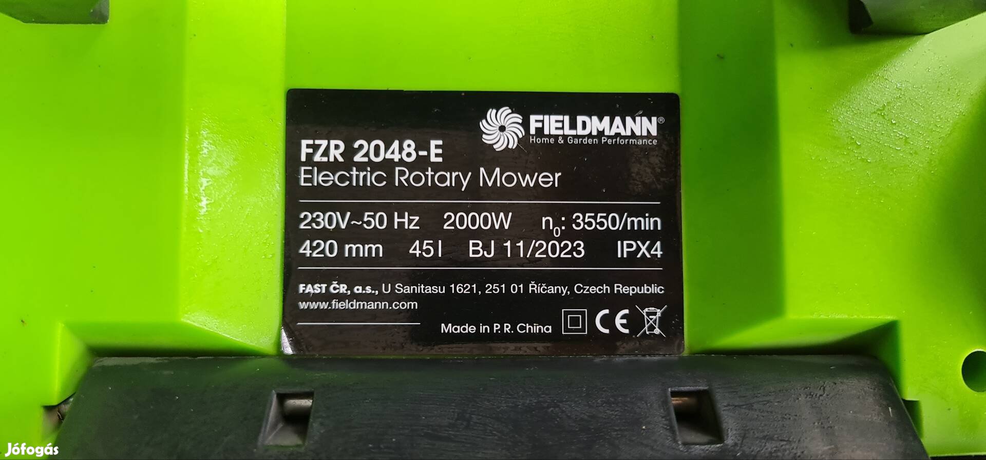 Elektromos fűnyíró elado