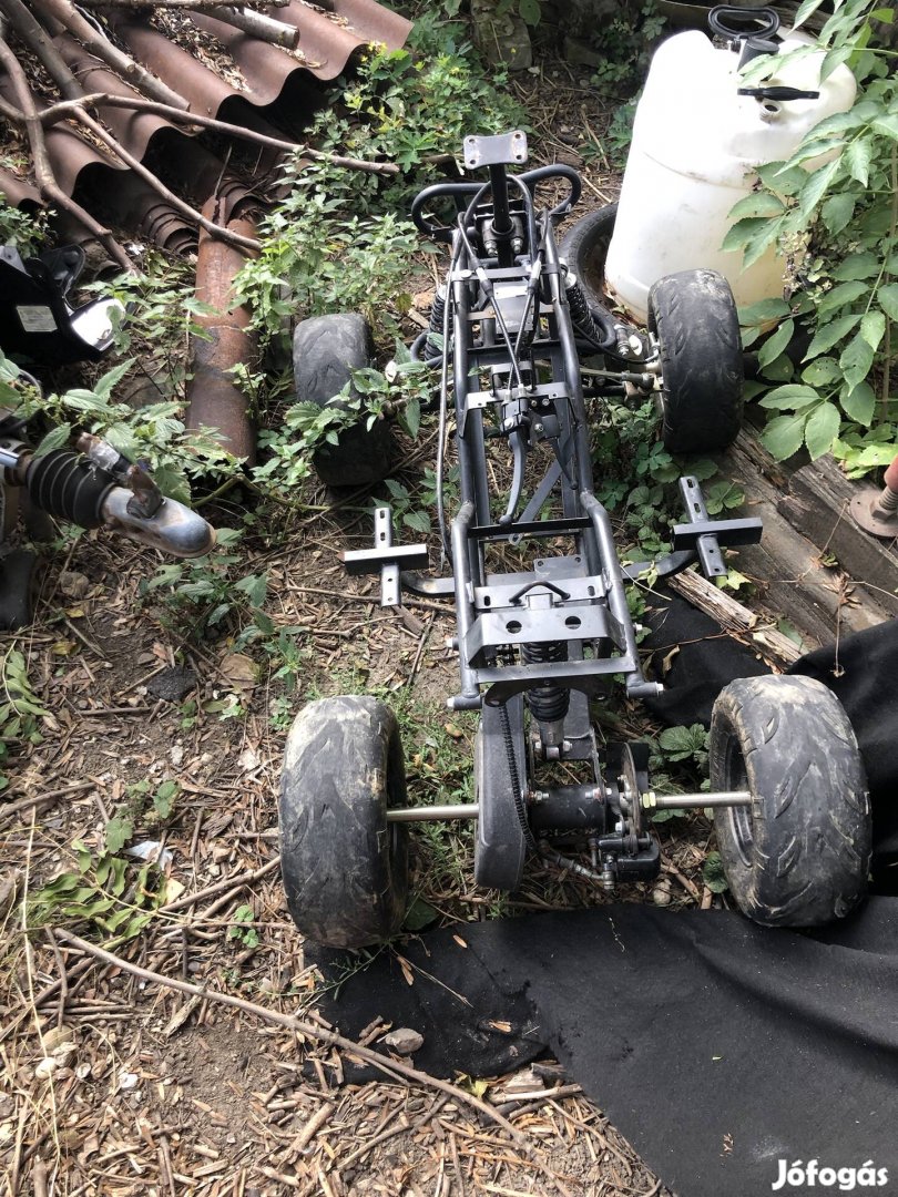 Elektromos gokart váz,kerekekkel