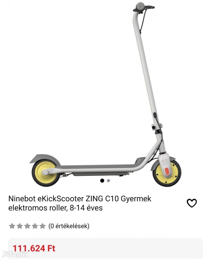 Elektromos gyermek roller Ninebot ekick Scooter Zing C10