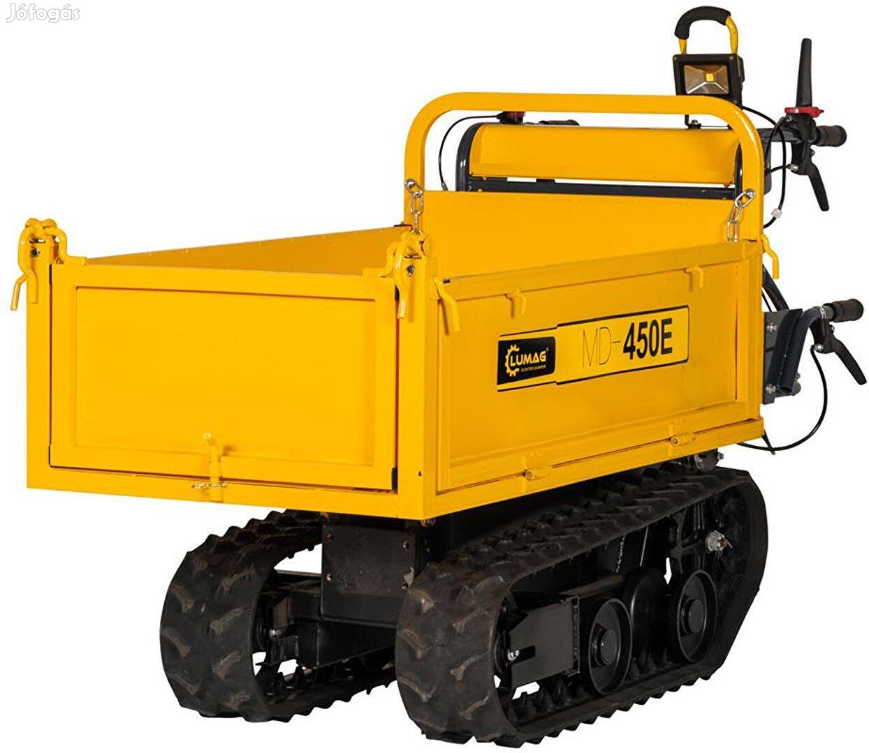 Elektromos hernyótalpas minidömper / talicska Lumag MD450E