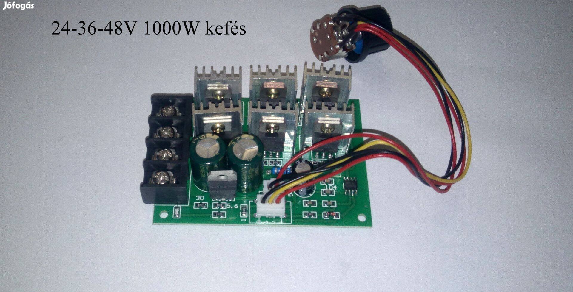 Elektromos jármű 1000 wattos motor vezérlő