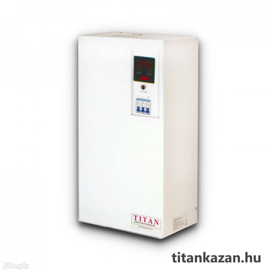 Elektromos kazán - villanykazán - Titan Optima, 12 kW, új, számla