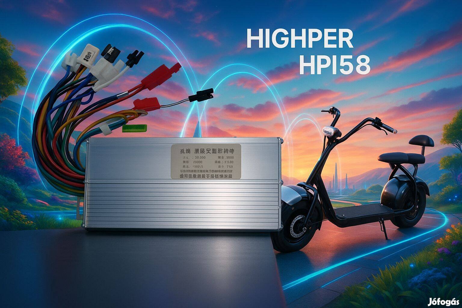 Elektromos kerékpár, roller, robogó 2000W vetérlő