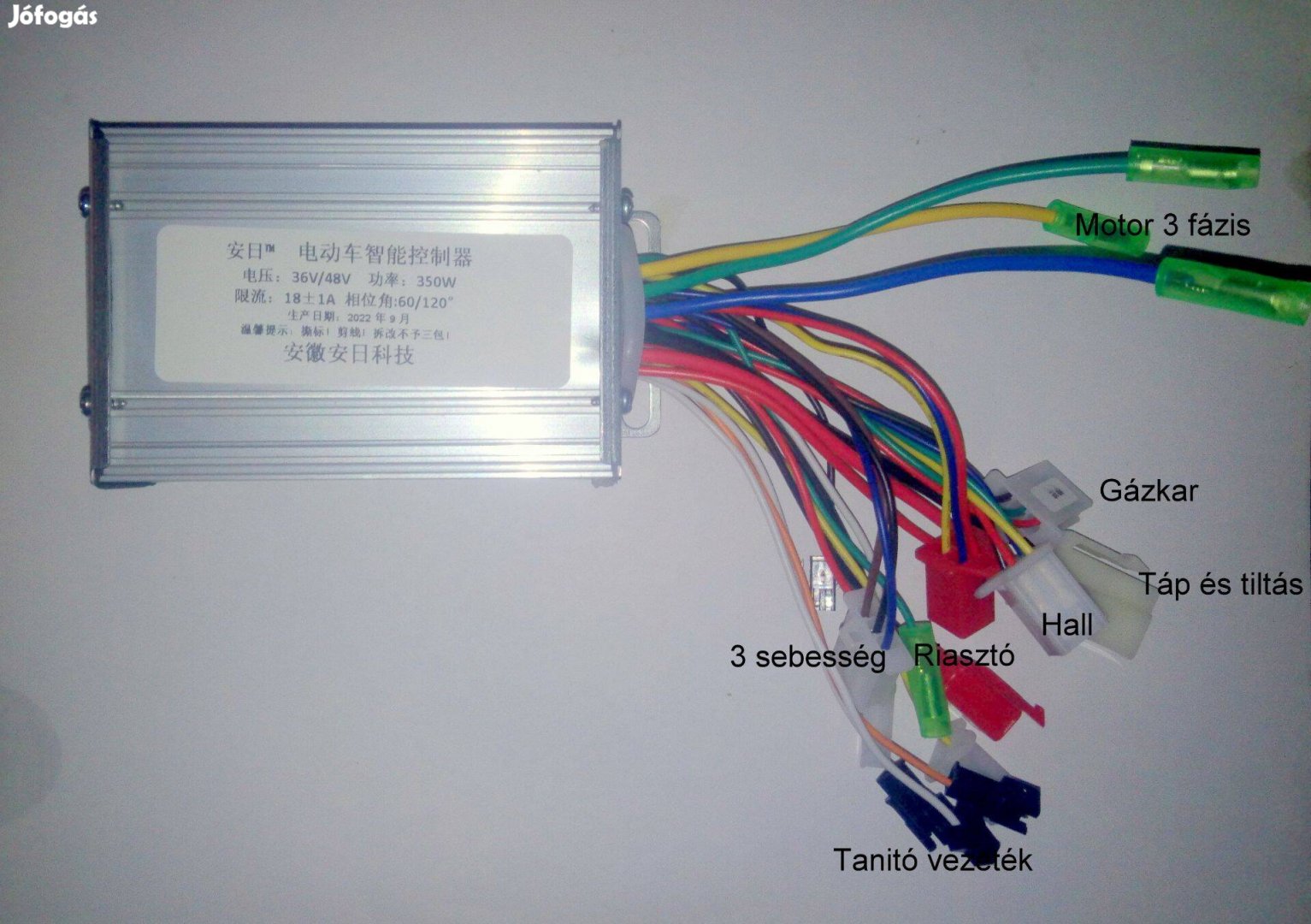 Elektromos kerékpár, roller javítás 36/48V vezérlő elektronika