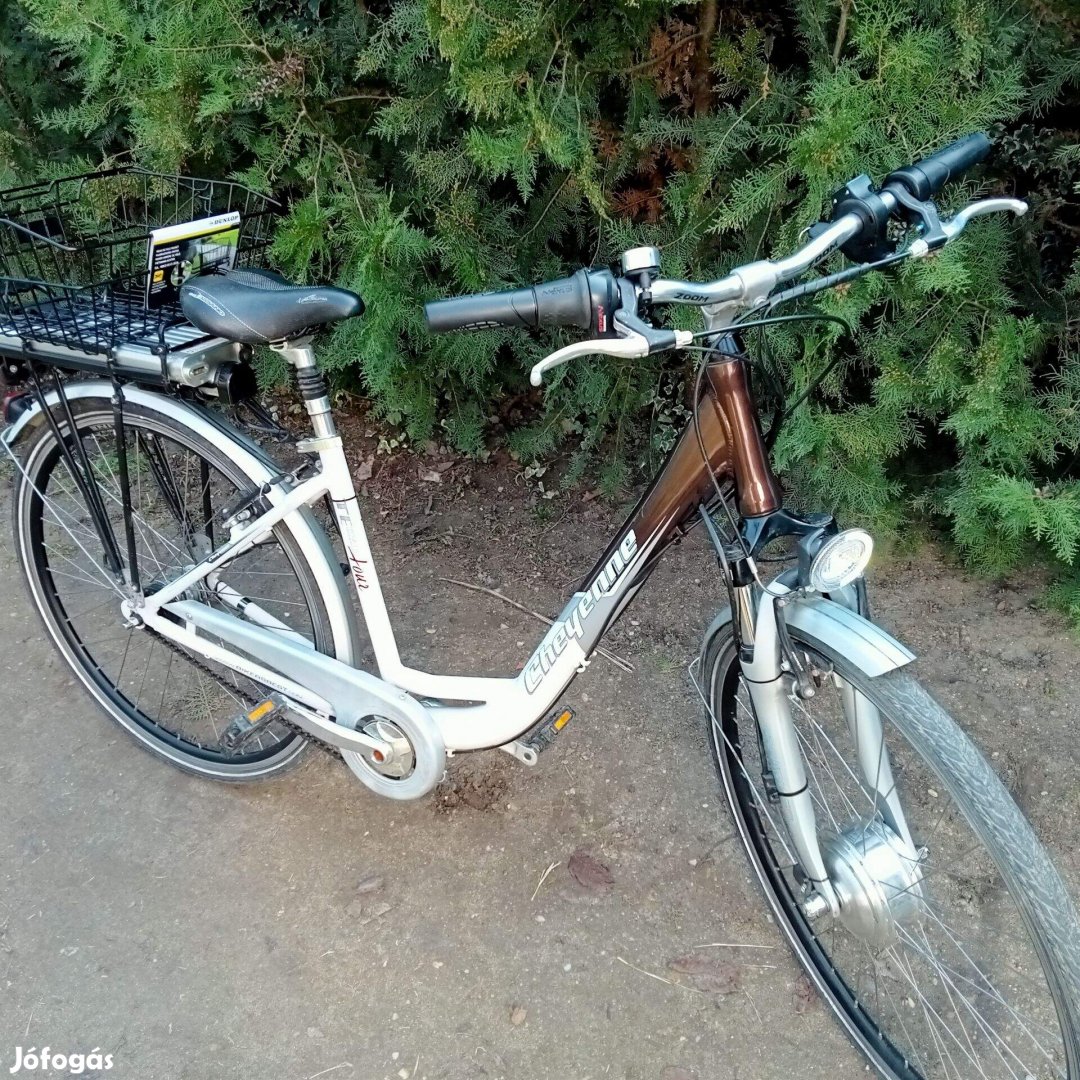 Elektromos kerékpár gázkaros