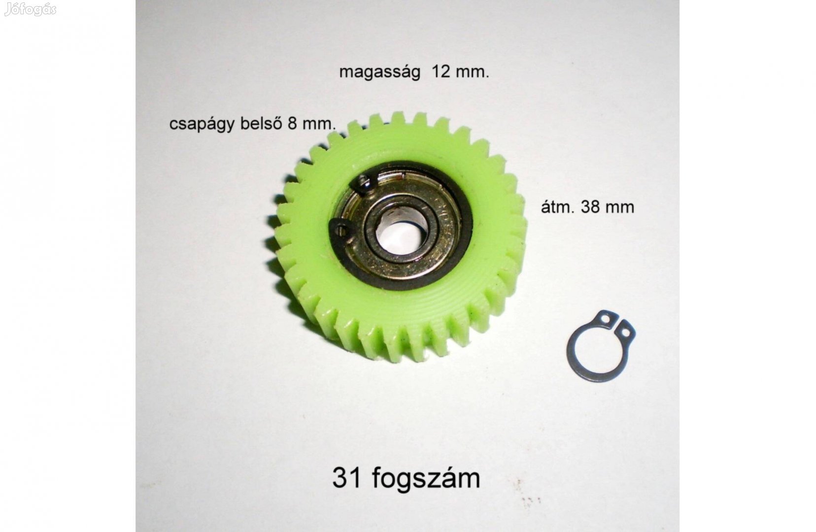 Elektromos kerékpár motor fogaskerék