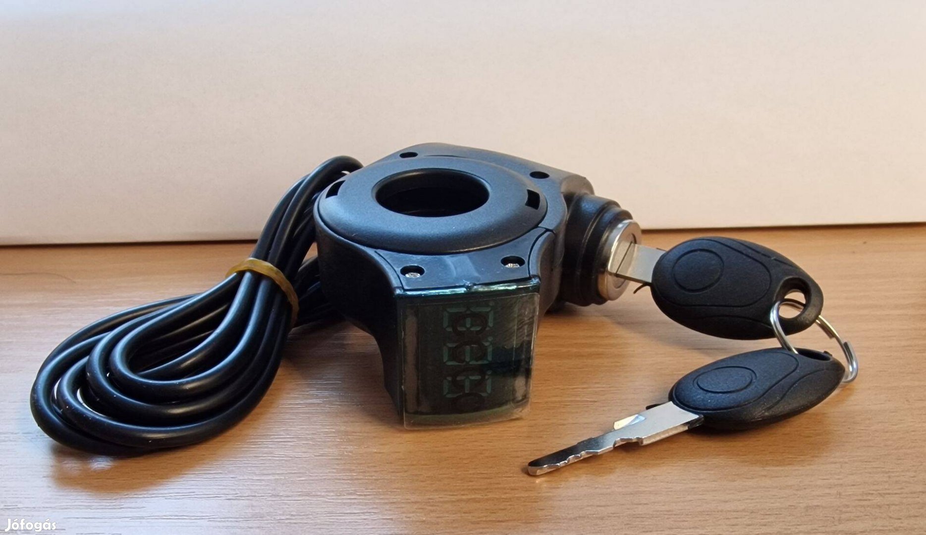 Elektromos kerékpár roller motor digitális feszültség kijelző kulcsos