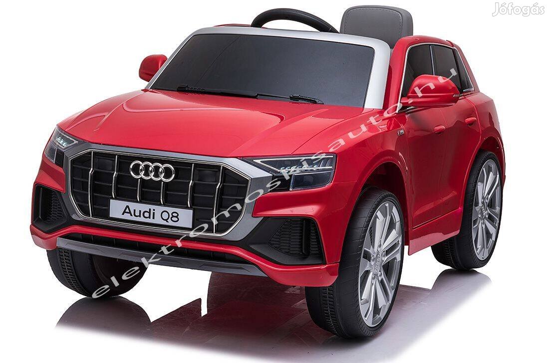 Elektromos kisautó - AUDI Q8 12V piros egyszemélyes eredeti