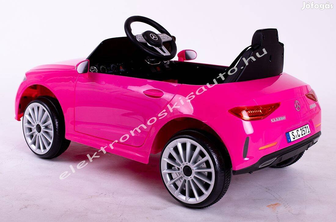Elektromos kisautó - Mercedes CLS350 Coupe 12V pink 1személyes eredeti