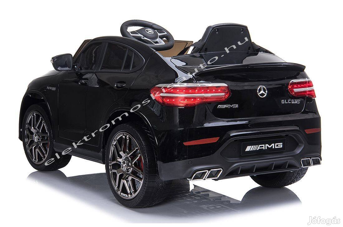 Elektromos kisautó - Mercedes GLC 63 S Coupe 12V fekete 1személyes