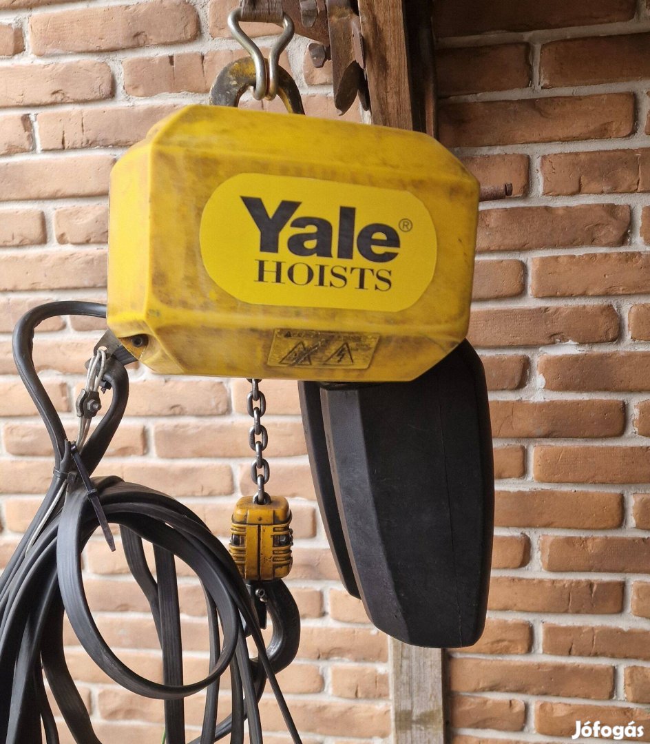 Elektromos láncos emelő, daru, 250 kg teherbírás, Yale CPM