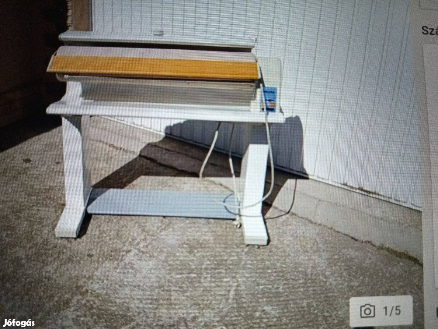 Elektromos mángorló, működő