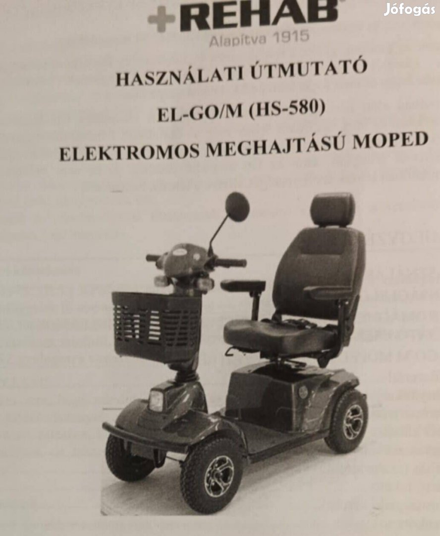 Elektromos meghajtású moped