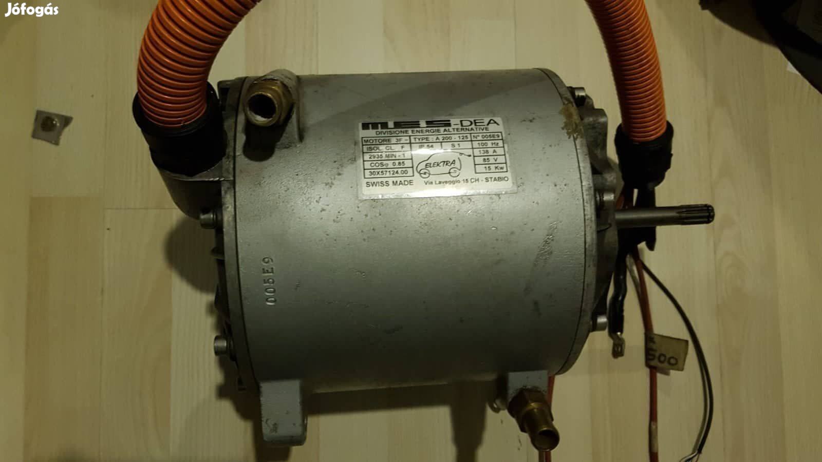 Elektromos motor BLDC MES DEA Svájci gyártmány autóból 15kW